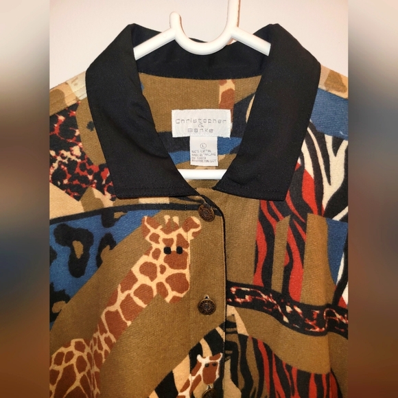 Christopher & Banks Animal Print Jacket - Picture 3 of 3